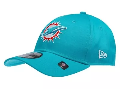 Buy New Era 9FORTY Miami Dolphins Baseball Cap NFL League Teal Hat The Fins Merch • 23£
