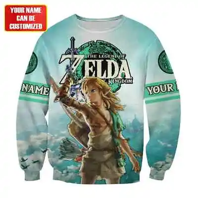 Buy Custom Name Legend Of Zelda TotK Sweater, S-5XL US Size, Christmas Gift • 33.13£