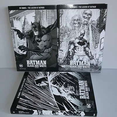Buy The Legend Of Batman Black And White Volume 1-3 Hardcover Eaglemoss DC Comics • 67.99£