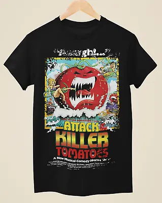 Buy Attack Of The Killer Tomatoes - Movie Poster Inspired Unisex Black T-Shirt • 14.99£