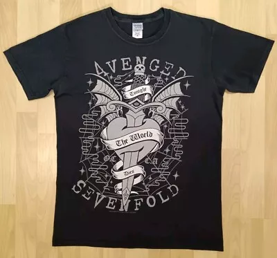 Buy AVENGED SEVENFOLD A7X Tonight The World Dies 2013 T Shirt Size M P2P 19  FADED • 14.98£