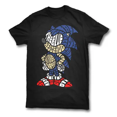 Buy Adult Kids Sonic Blue Hedgehog Tshirt Game Nintendo Shirt Tails Birthday Gift • 9.99£