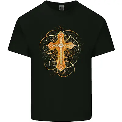 Buy Christian Cross Medieval Fantasy Gothic Mens Cotton T-Shirt Tee Top • 8.75£