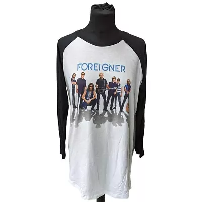 Buy Continental Foreigner 2016 Tour Unisex White Long Sleeve T-Shirt Large • 12£