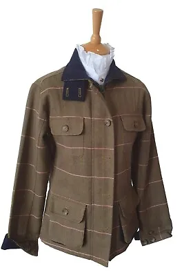Buy Ladies Regents View Green Tweed Lightweight Field Coat Size 10 • 30£