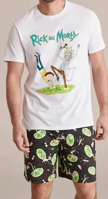 Buy MENS Size XXL Rick And Morty Summer  Pyjamas Pjs 2XL  NEW 6245 • 17.07£