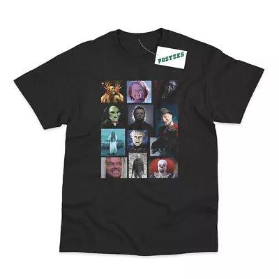 Buy Scary Bunch Horror Villain Collage Direct To Garment Printed T-Shirt • 15.95£
