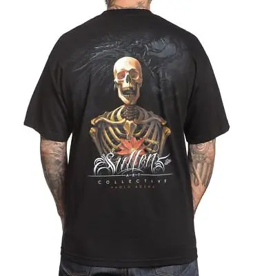 Buy Sullen Art Collective Wrath Skeleton Skull Tattoo Punk Urban Mens Shirt SCM1373 • 38.54£