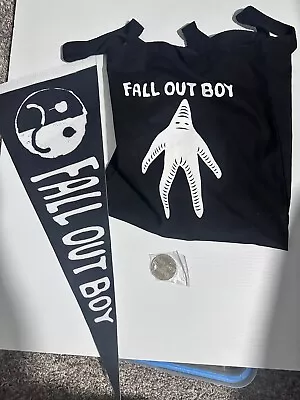Buy Fall Out Boy VIP Merch Package So Much For (2our) Dust 2024 Bag, Coin And Flag • 47.20£