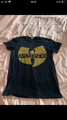 Buy Mens Wu-tang Print T Shirt Size M • 8£
