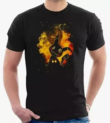 Buy Mimikyu Ghost Fairy Youth Large T-Shirt Black • 5.49£