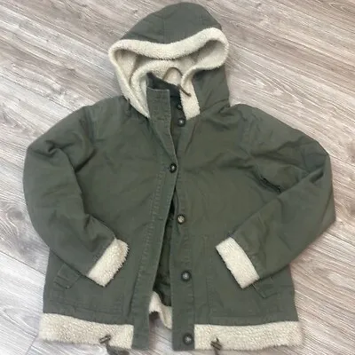 Buy Arizona Green Utility Sherpa Jacket Size Small Women • 14.41£
