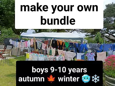 Buy 9-10 Years Boys Top Jumper Jeans Jogger Sweatshirt Autumn Winter Make A Bundle • 3.99£