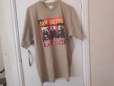 Buy The Saw Doctors 'villains On Tour' October 01 Uk Tour T Shirt *xl* Rare • 13.99£