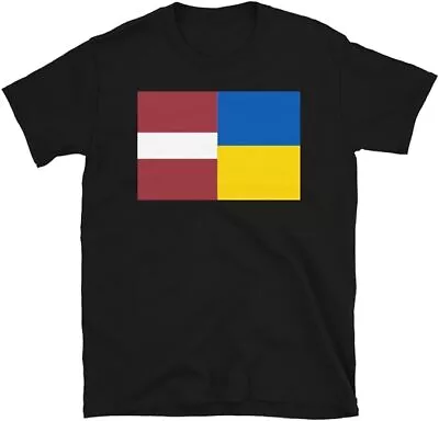 Buy Slovakia & Ukraine Flags T-Shirt Var Sizes S-5XL • 14.99£