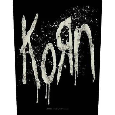 Buy Korn Splatter Logo Back Patch Official Band Merch • 12.48£