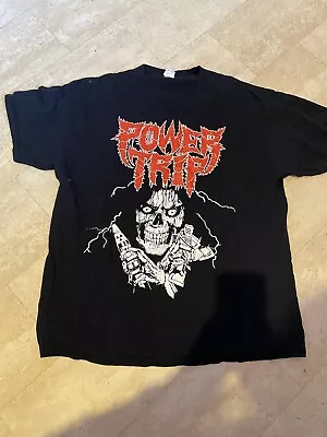 Buy Power Trip XL T Shirt Hardcore Thrash Punk Riley Gale • 20.29£