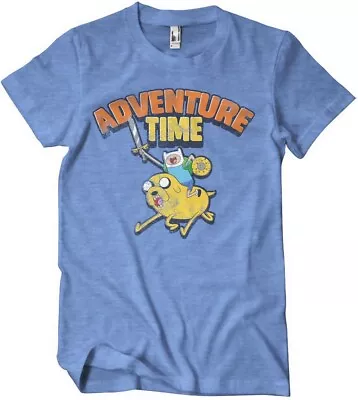Buy Adventure Time Washed T-Shirt Blue/Heather • 29.13£