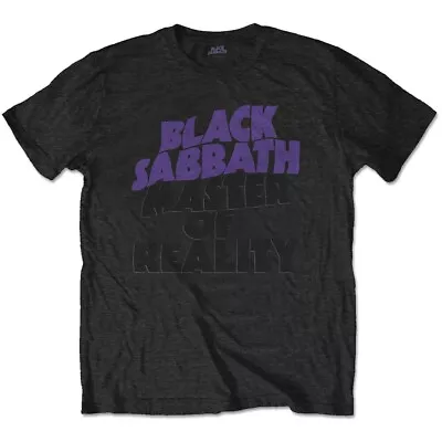 Buy Official Black Sabbath T Shirt Master Of Reality Mens Classic Rock Metal Band • 16.28£