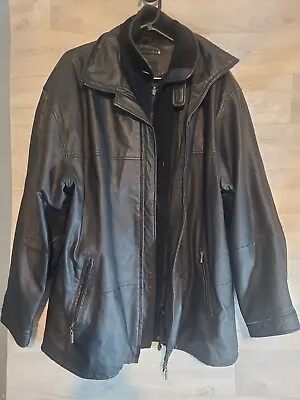 Buy TCM 40/41  Fake Black Leather Jacket Mens  • 19.99£