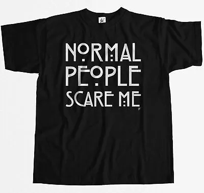Buy Normal People Scare Me Horror Story Big Bang Mens T-Shirt • 7.99£