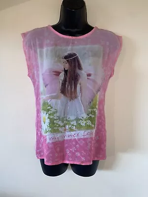Buy Pink Sparkle & Shimmer Fairy T Shirt Size 33/34” ( Teenage Girl Or Uk 4/6) • 2£