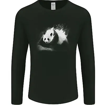 Buy Abstract Panda Bear Ecology Mens Long Sleeve T-Shirt • 12.99£