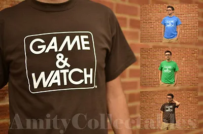 Buy GAME & WATCH [White Logo] T-SHIRT Nintendo, And [9 Colours] Zelda, Donkey Kong • 6.99£