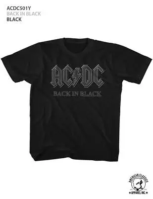 Buy AC/DC Back In Black-Black Children's T-Shirt • 19.36£