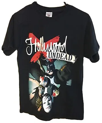 Buy Vintage Y2K Hollywood Undead Shirt S Small Rap Rock Metal Metalcore Band Tees • 14.46£