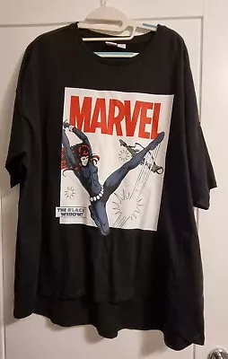Buy Marvel Black Widow T Shirt Size Large - Very Roomy - Pre-owned  • 4.99£