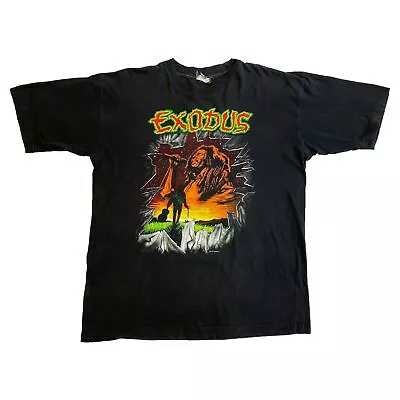 Buy Bob Marley Exodus Zip It London Tshirt | Vintage 90s Reggae Music Legend VTG • 120£