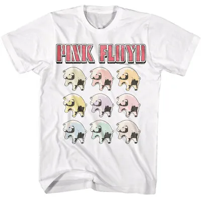 Buy Pink Floyd Animals Multi Color Pig Babies Men's T Shirt Psychedelic Band Merch • 39.85£