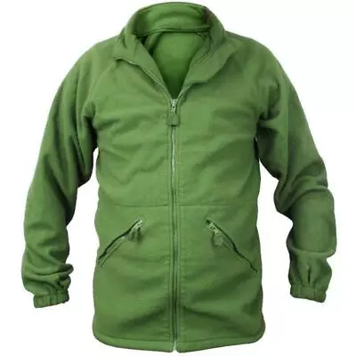 Buy British Army Issue Green Thermal Zipped Cold Weather Jacket Fleece Many Sizes • 15£