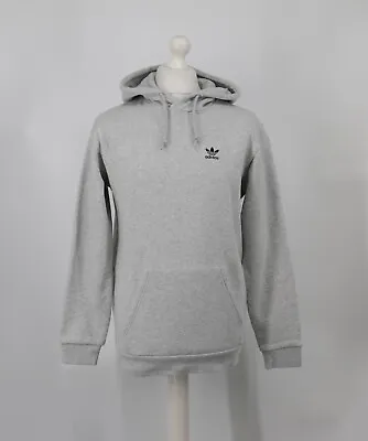 Buy Adidas Trefoil Essential Mens Grey Cotton Hoodie Hs1008 Rrp £50 Hh • 19.28£