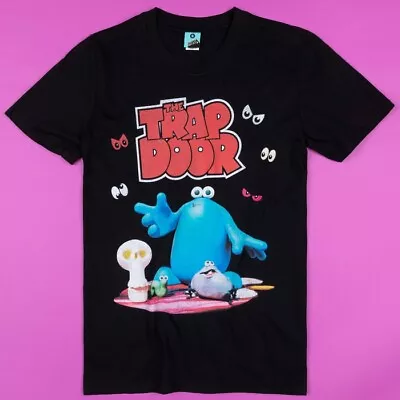 Buy Trap Door Black T-Shirt : M,L,XL,XXL,3XL,4XL • 19.99£