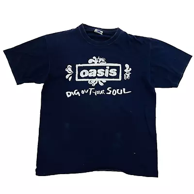 Buy Vintage  2009 Oasis Dig Out Your Soul T-Shirt - Medium • 50£