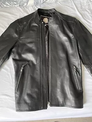 Buy Pretty Green Mens Leather Jacket • 50£