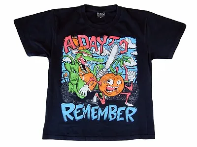 Buy 2014 A Day To Remember ADTR Faded Black T-Shirt - Size Medium • 31.60£