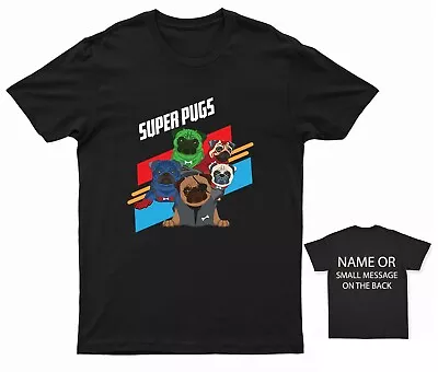 Buy Pug Superheroes T-Shirt • 12.95£