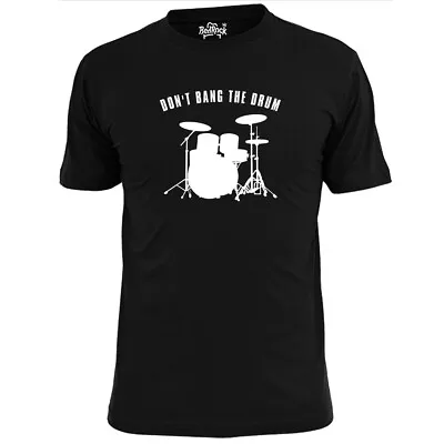 Buy Mens Don't Bang The Drum Waterboys Inspired Rock Music T Shirt  • 11.99£