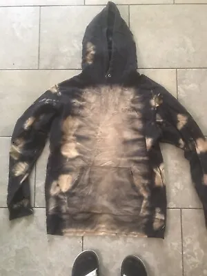 Buy Supreme Siouxie Hoodie Size Large Bleach Dye Acid Kanye Pullover • 125£