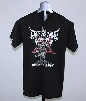 Buy Vintage Die Hard Mercenaries Of Hell Mens Black Shirt Size S • 23.99£