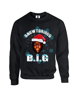 Buy Snowtorius B.I.G Christmas Jumper Funny Xmas Sweatshirt Men Women • 19.95£