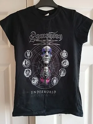 Buy Symphony X - Underworld Official 2019 Tour Babydoll Shirt. Women's Size S • 10£
