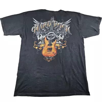 Buy Hard Rock Cafe London T Shirt Tee Size L Navy Mens Made In Mexico • 15.99£