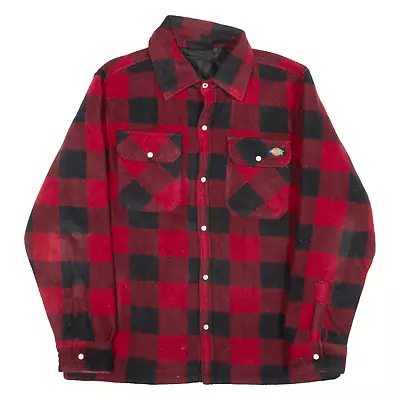 Buy DICKIES Mens Lumberjack Jacket Red Plaid M • 40.99£