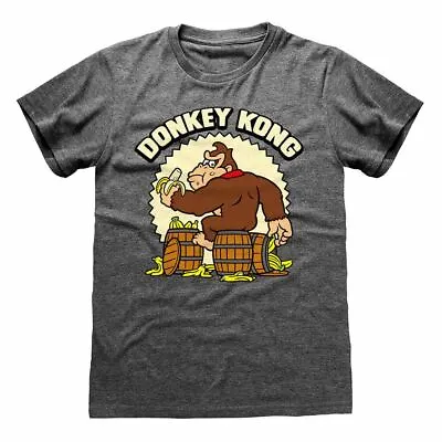 Buy Nintendo Donkey Kong Heather Grey T-Shirt • 16.99£