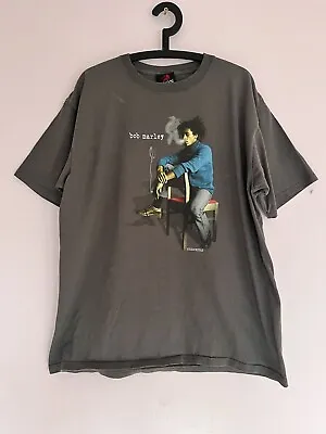 Buy Vintage Zion Rootswear Bob Marley T Shirt 1X Music Graphic Print Reggae 46  Grey • 15.99£