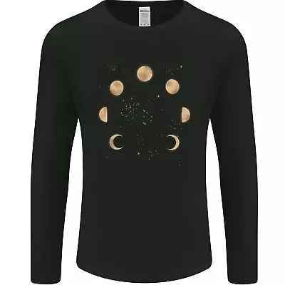Buy Moon Phases Eclipse Full Moon Supermoon Mens Long Sleeve T-Shirt • 11.99£